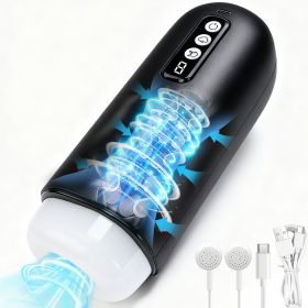 Male Masturbator, 8 Suction Modes Penis Stroker with Earphone Real Moaning, Blowjob Sex Machine for Men Pleasure