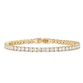 Rhinestone Claw Chain Gold Lady Bracelet (Option: Gold-1PCS)