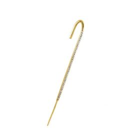 Glistening Ear Wrap Crawler Zircon Earrings Piercing Earrings Premium Earrings (Option: A-Gold-Single)