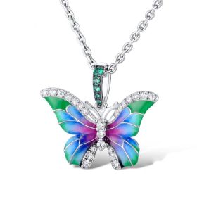 Colorful Epoxy Butterfly Ring Enamel Paint Set (Option: B)