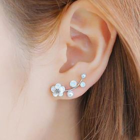 Natural Landscape Mountain Ear Climber Earring Geography Jewelry Trekking (Option: 06style)
