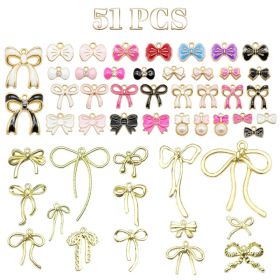 51 Pcs Bowknot Charms (Option: W13613472)
