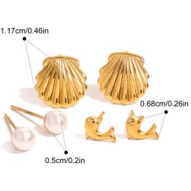Metal Women's Premium Niche Earrings (Option: Style3)