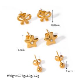 Metal Women's Premium Niche Earrings (Option: Style1)