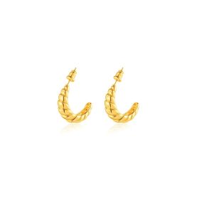 Water Metal Drop Twist Exquisite Earrings (Option: 6Style)