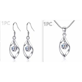 Zircon Reduction Silver Earrings (Option: Set-1PC)