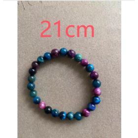 Natural Stone Color Scattered Beads 8mm Bead Bracelets (Option: FD6294 21cm)