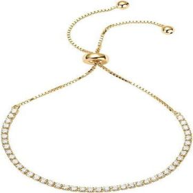 Rhinestone Claw Chain Gold Lady Bracelet (Option: Golden Rhinestone Necklace-1PCS)
