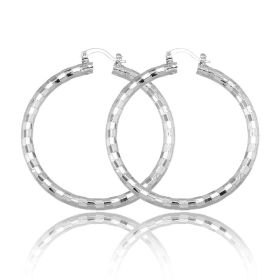 European And American Minimal Art Design Circle Shape Electroplating 18K Gold (Option: Silver)