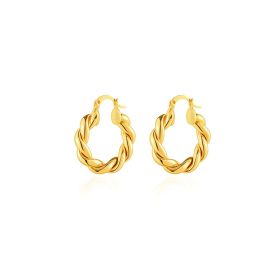Water Metal Drop Twist Exquisite Earrings (Option: 2Style)