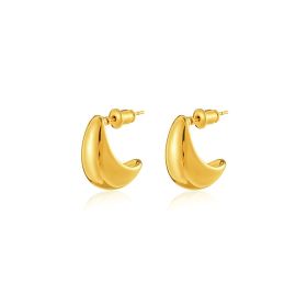 Water Metal Drop Twist Exquisite Earrings (Option: 5Style)