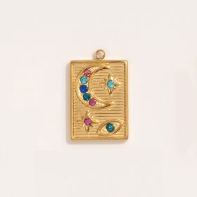 Titanium Steel, Versatile Personality, Niche Trends, Pendants (Option: Style1)