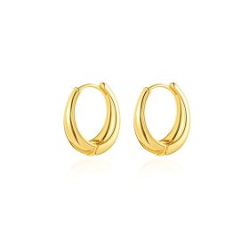 Water Metal Drop Twist Exquisite Earrings (Option: 1Style)