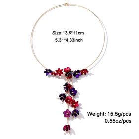 Acrylic Flower Spring Suit Collar (Option: WQN02585 color)