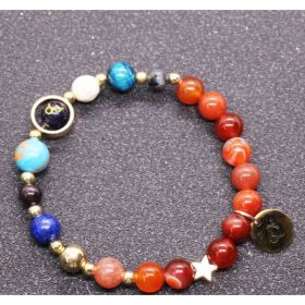 Twelve Constellation Blue San Constellation Bracelet 8mm Agate (Option: Capricorne)