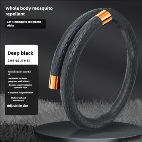 Aromatherapy Bracelet Fashion Accessories For Daily Travel Long-lasting Fragrance Charm Natural Fragrance Care Personalized Styles Are Optional (Option: Black)