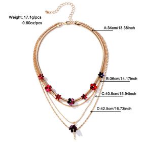 Acrylic Flower Spring Suit Collar (Option: WQN02586 color)