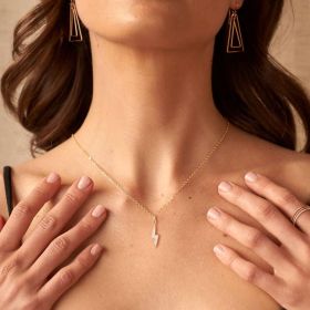 Female Creative Zircon Crown Diamond In The Debris Pendant Necklace (Option: 11Style)