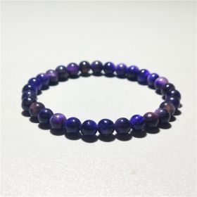 Star Sky Ball Peter Purple Tiger-eye Bracelet (Option: 6mm)
