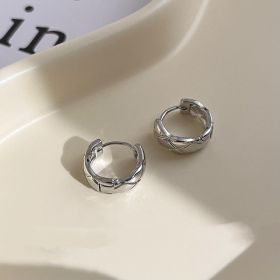 Fashion Commuter High-grade Simple All-match Ear Clip (Option: 2889 Silver)