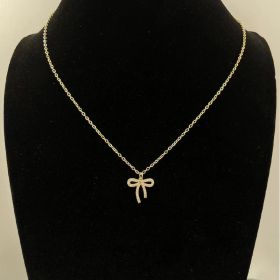 Bow Necklace Female Personality Golden Clavicle Chain Fashion All-match (Option: Style 5)