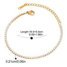 High-end Exquisite Ultra-flashing Starry Diamond Bracelet, Row Diamond Bracelet (Option: Style1)