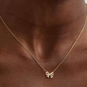 Bow Necklace Female Personality Golden Clavicle Chain Fashion All-match (Option: Style 3)